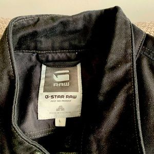 GStar Jean jacket blk large